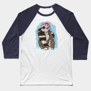 Winter lemur Baseball T-Shirt